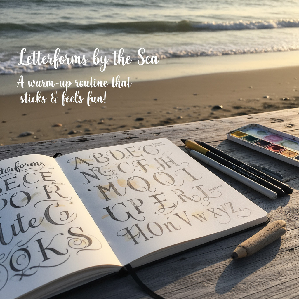 Sample Post 1 - Letterforms by the Sea